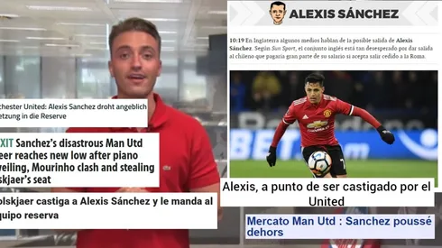 Alexis Sánchez es titular en todos los medios europeos, pero no en Manchester United