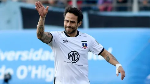 Jorge Valdivia en el partido en el que fue expulsado.