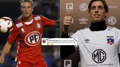 Thomas le tira la talla a su amigo Iván.