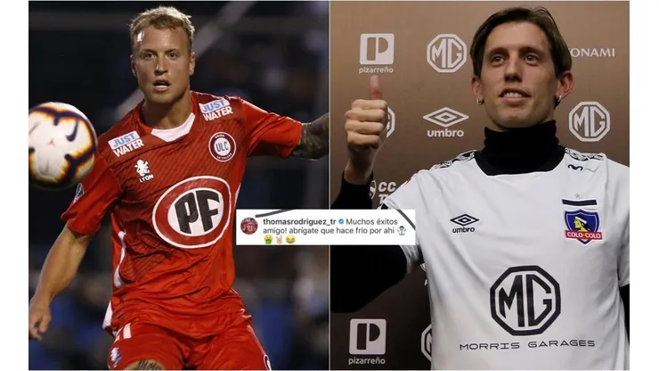 Thomas le tira la talla a su amigo Iván.