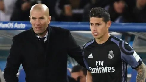 Zidane cortó a James
