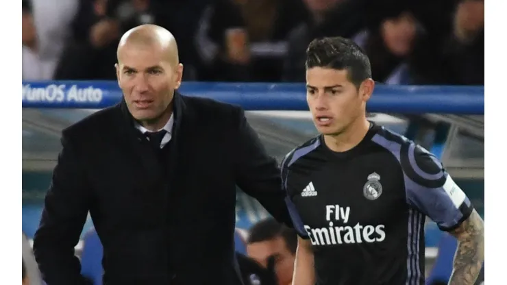 Zidane cortó a James