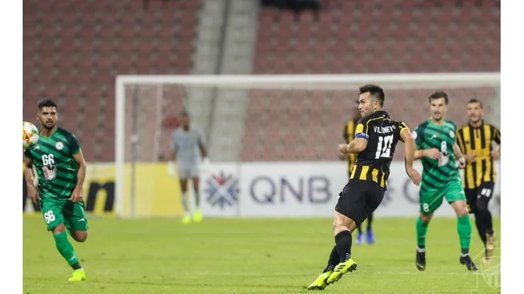 Carlos Villanueva fue protagonista en el primer gol de los suyos.