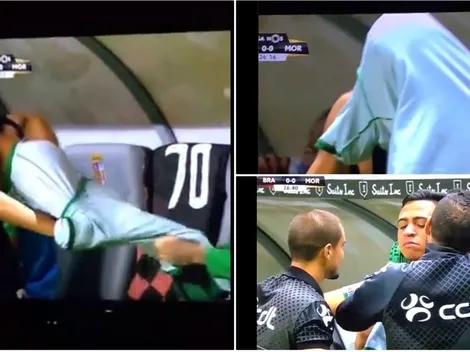 ¡Troncoso! Jugador portugués necesita ayuda para ponerse la camiseta de su club