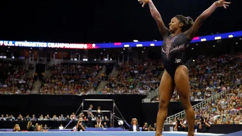 Simone Biles hace historia: logra un salto triple doble y se corona campeona por sexto año consecutivo (Foto: Getty Images)