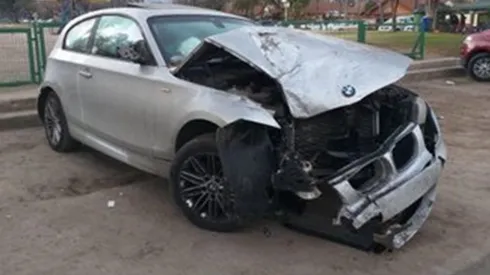 El automóvil de Soriano quedó con pérdida total
