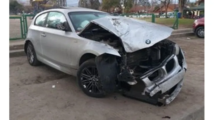 El automóvil de Soriano quedó con pérdida total