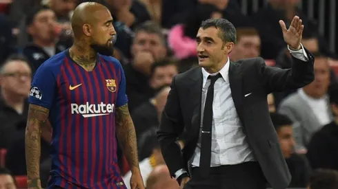 Vidal jugó solo un partido en la pretemporada del Barcelona