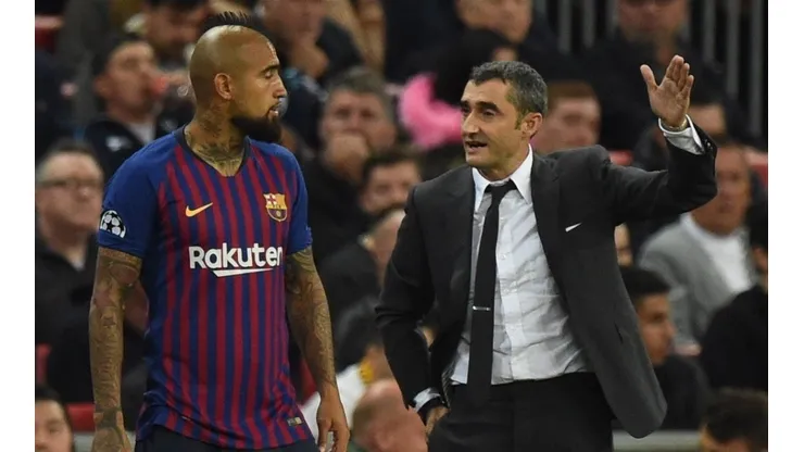 Vidal jugó solo un partido en la pretemporada del Barcelona