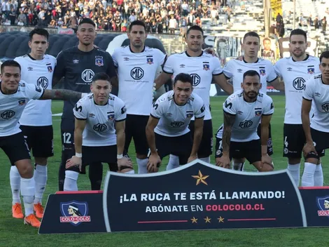 Formación de Colo Colo: Valdés y Paredes a la cancha