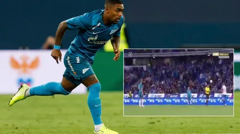 Blooper de Malcom en la liga rusa: se molesta con cobro y le da pelotazo a un árbitro desde mediacancha (Foto: Getty Images)