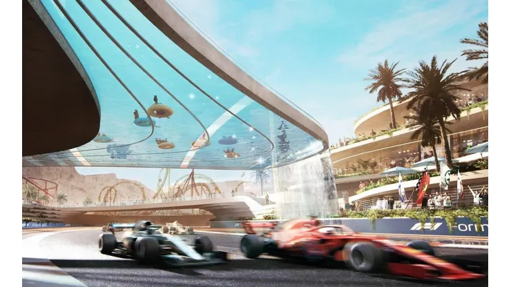 El acuario sobre la pista promete ser una de las atracciones en el GP de Arabia Saudita