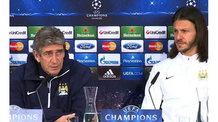 Martín Demichelis: "Pellegrini es el técnico más importante de mi carrera"