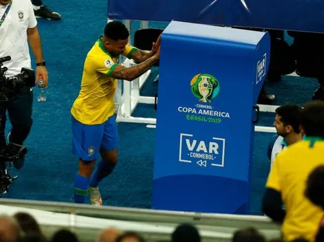 Conmebol castiga a Gabriel Jesús por golpear el VAR