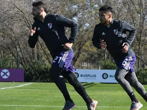 Paulo Díaz ya hace trabajo en cancha con River Plate