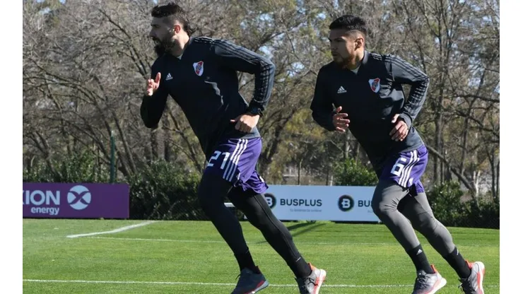 Paulo Díaz deja la preparación física y ya hace trabajo en cancha con River Plate (Foto: Getty Images)