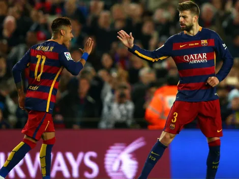 Piqué apura a su amigo Neymar: "Es él el que tiene que salir a hablar"