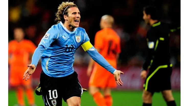 Diego Forlán anotó cinco goles por Uruguay en el Mundial de Sudáfrica