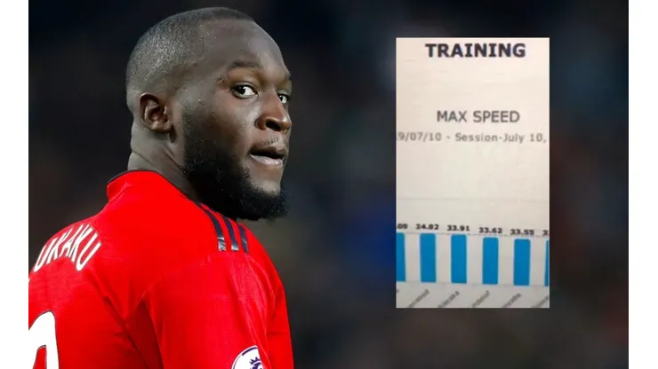 Romelu Lukaku filtró los resultados de los tests físicos del Manchester United