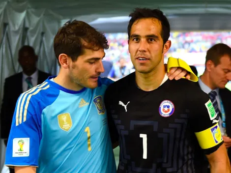 Caricia de Casillas a Bravo: "Se puede volver y estar a un gran nivel"