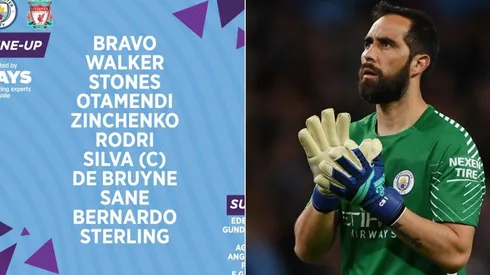 Claudio Bravo es titular del duelo que se disputa desde las 10:00 horas