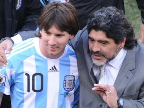 Diego: "Me gusta este Messi-Maradona, es rebelde"