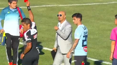 MAF recibe roja terminado el duelo ante Cobresal.