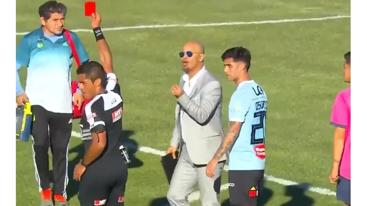 MAF recibe roja terminado el duelo ante Cobresal.