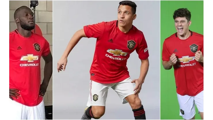 Lukaku, Alexis y Diego Dalot posaron con la nueva indumentaria