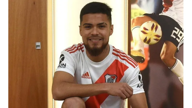 Paulo Díaz ya se puso la camiseta de River.