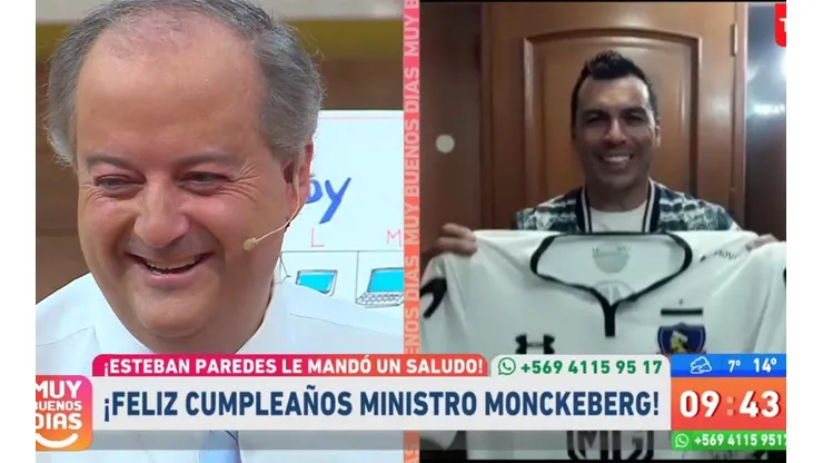 Tremenda sorpresa y regalo de Paredes para el ministro.