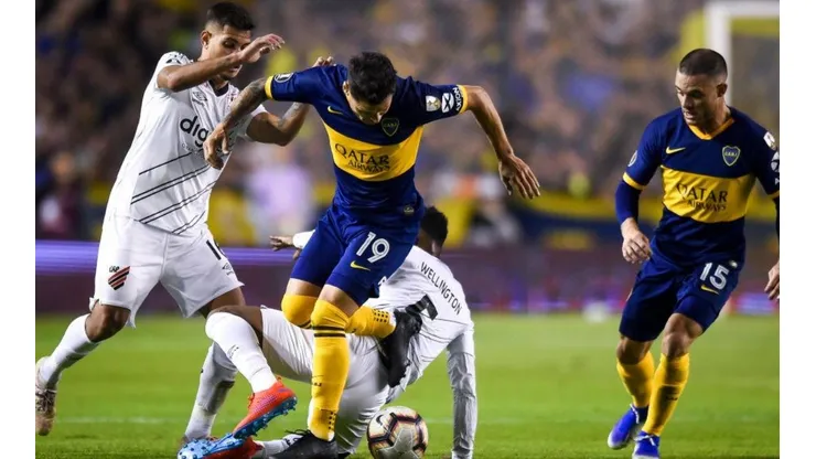 ¡La sacaron de la línea! La tremenda salvada de Atlético Paranaense ante Boca Juniors por Libertadores (Foto: Getty Images)