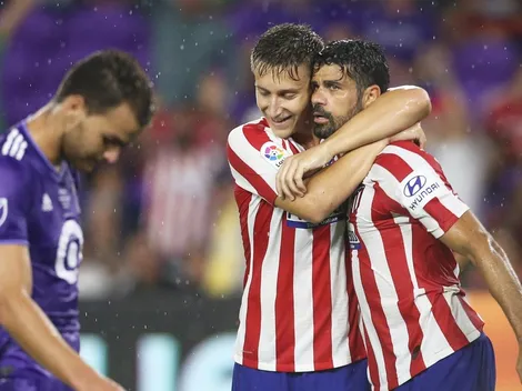 Atlético de Madrid golea al equipo de estrellas de la MLS