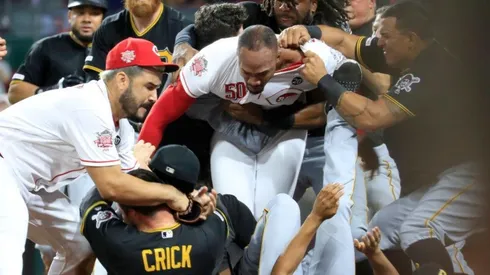 ¡Quedó la escoba! Increíble pelea entre los Reds y los Pirates de la MLB (Foto: Getty Images)