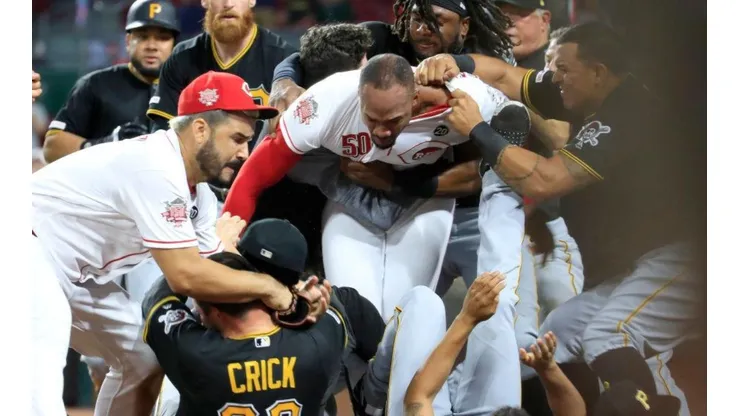 ¡Quedó la escoba! Increíble pelea entre los Reds y los Pirates de la MLB (Foto: Getty Images)