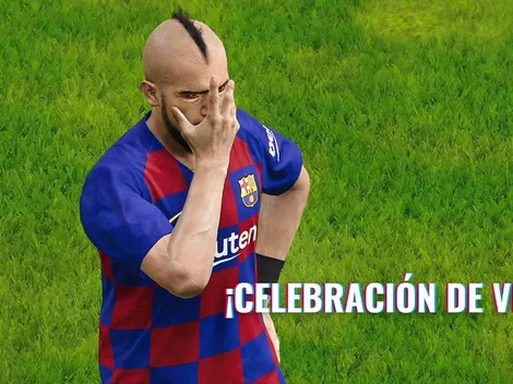 Arturo Vidal tiene celebración exclusiva en el PES 2020