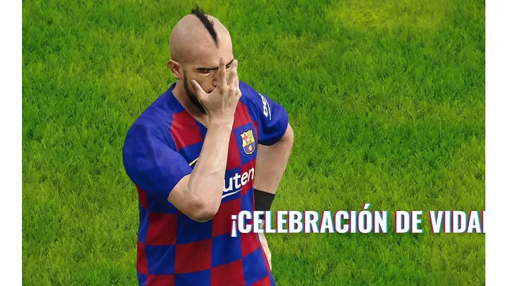 Arturo Vidal tiene celebración exclusiva en el PES 2020