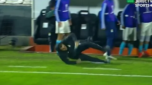 ¡Video Loco! Claudio Vivas protagoniza blooper al festejar gol de Sporting Cristal