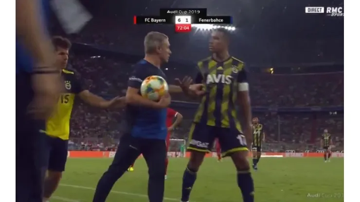Nabil Dirar y su pataleta.