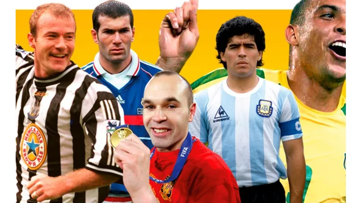 Sin chilenos: revista elige a los 100 mejores jugadores de los últimos 25 años (Imagen: FourFourTwo)