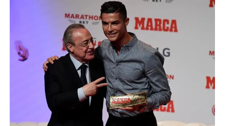 A Florentino Pérez le faltan brazos para abrazar a Cristiano Ronaldo