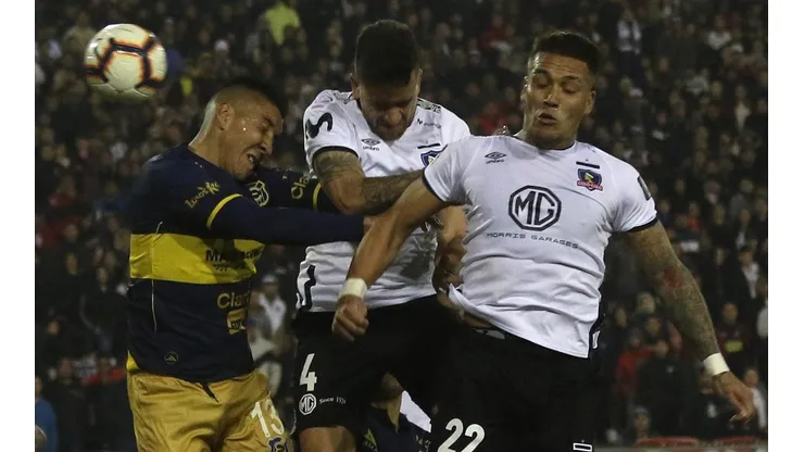 Javier Parraguez y Juan Manuel Insaurralde solo insinuaron en el juego aéreo.