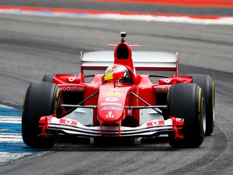 Emotivo: Mick Schumacher da una vuelta en el Ferrari de su padre en Hockenheim