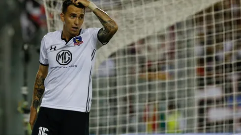 La calentura de Pablo Mouche tras empate con Everton (Foto: Agencia Uno)