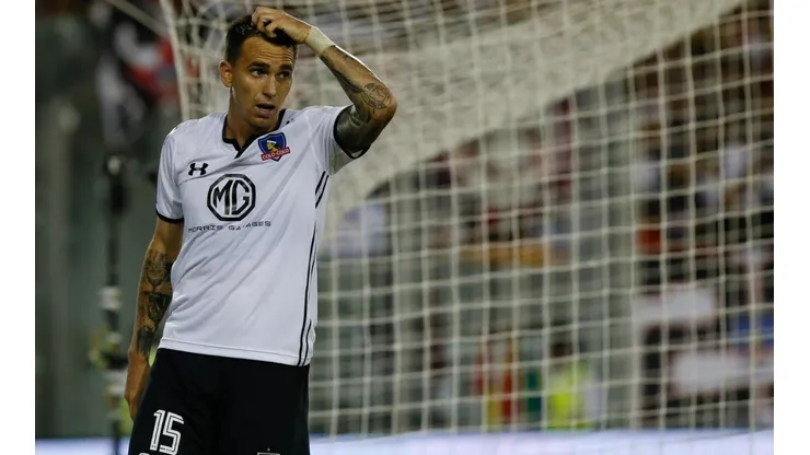 La calentura de Pablo Mouche tras empate con Everton (Foto: Agencia Uno)
