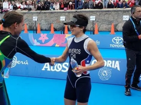 Bárbara Riveros lo dio todo en el triatlón de Lima, pero quedó en quinto lugar