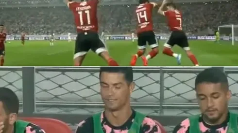 Imitan a Cristiano Ronaldo en su cara