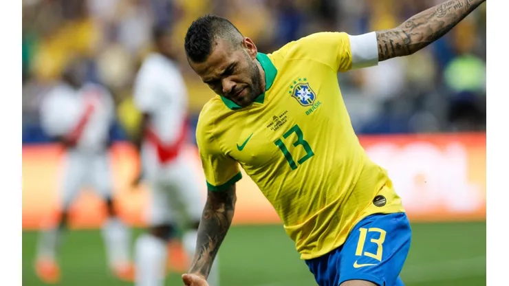 Dani Alves en Copa América.