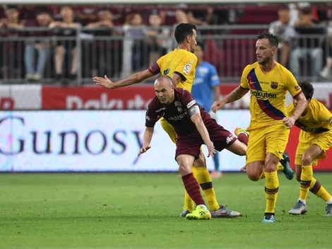 Barcelona vence al equipo japonés de Andrés Iniesta