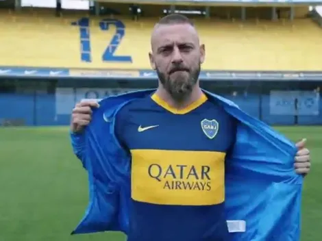 Boca presenta a De Rossi lleno de vida y el italiano quiere debutar el domingo